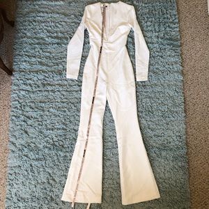 House of CB London white jumpsuit